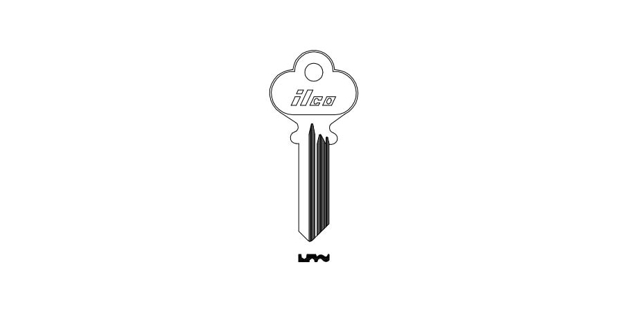 Cylinder Lock Key Blank, 5 Pin or Disc Pin Length, Pin Tumbler Cylinder ...
