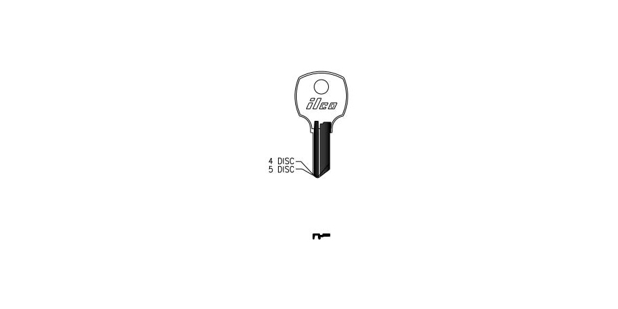 Cylinder Lock Key Blank, 5 Pin or Disc Pin Length, Disc/Wafer Tumbler ...