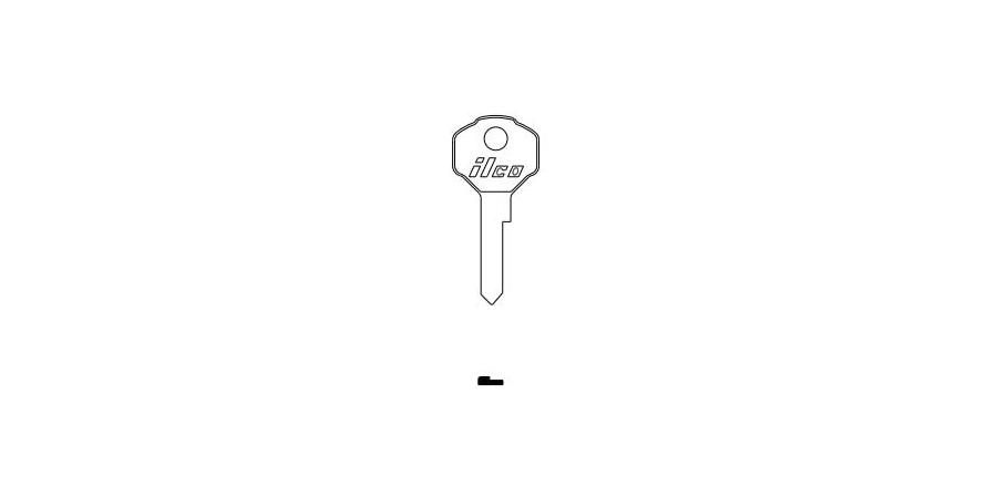 Vehicle Key Blank, Automotive Key Blank, Original-Shaped Bow, Brass ...