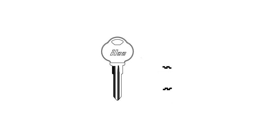 Vehicle Key Blank, Automotive Key Blank, Original-Shaped Bow, Brass ...
