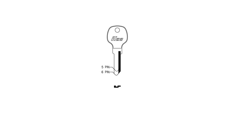 Vehicle Key Blank, 6 Pin or Disc Pin Length, Automotive Key Blank ...