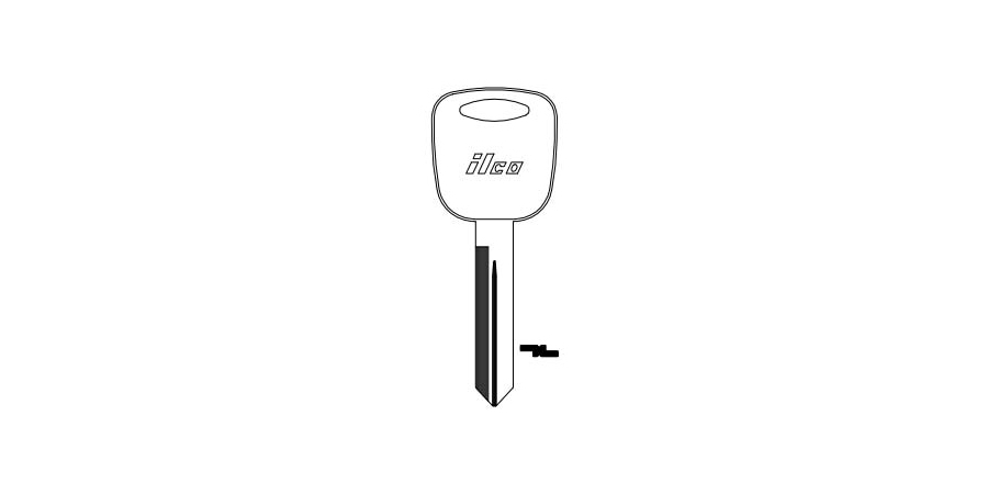 Vehicle Key Blank, Automotive Key Blank, Original-Shaped Bow, Brass ...