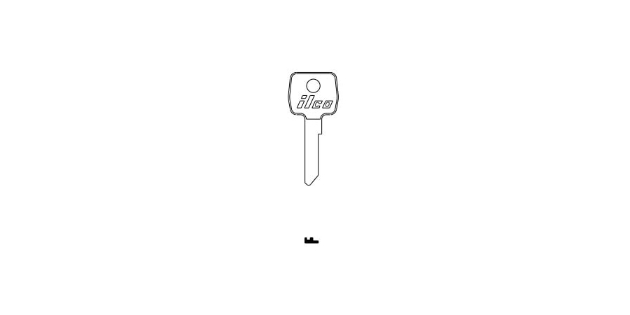 Cylinder Lock Key Blank, Automotive Key Blank, Original-Shaped Bow ...