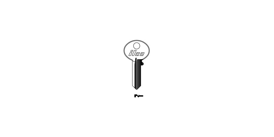 Cylinder Lock Key Blank, 5 Pin or Disc Pin Length, Automotive Key Blank ...