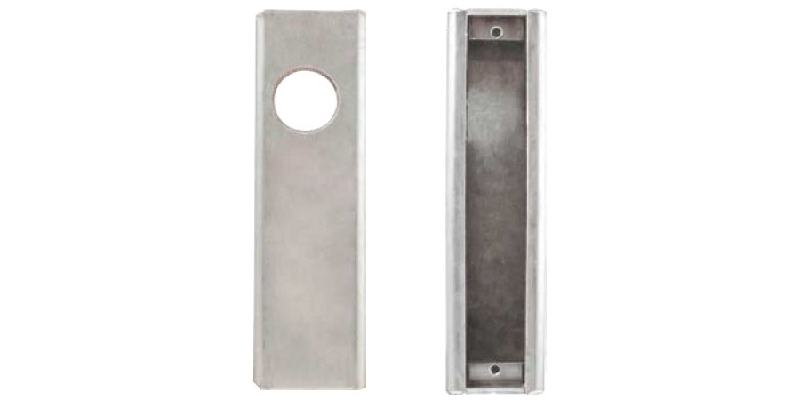 Weldable Box, WxHxD: 2-1/16 x 8 x 1-13/16 in.