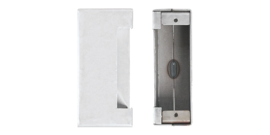 Electric Strike Box, 5-1/16 in. H, 2-3/8 in. W, 1-3/4 in. L, 14 ga ...