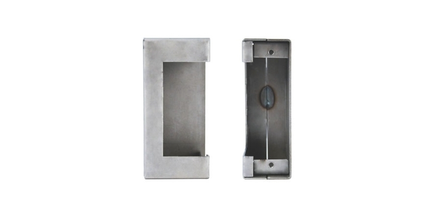 Electric Strike Box, 5-1/16 in. H, 2-3/8 in. W, 1-3/4 in. L, 14 ga ...