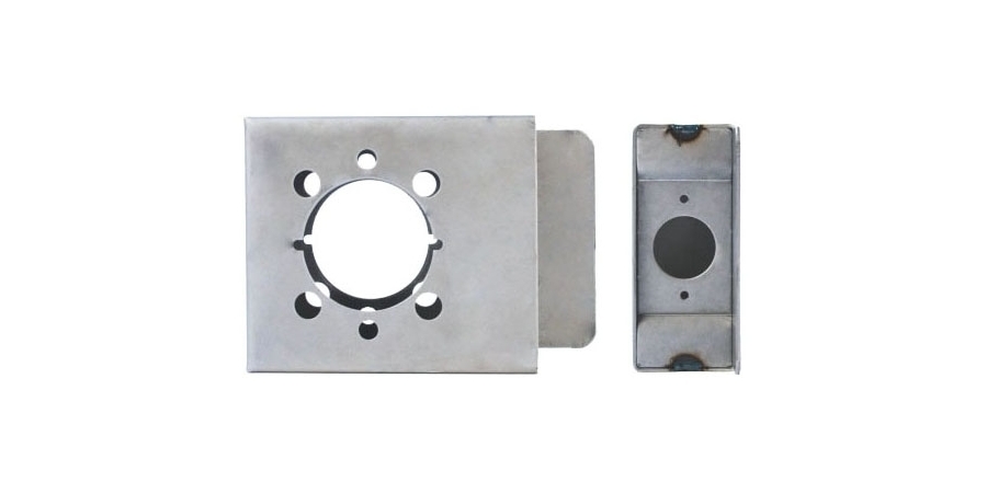 Weldable Box, WxHxD: 4-3/4 x 4-1/8 x 1-3/4 in.