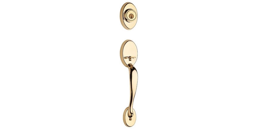 Handleset, Backset 2-3/4, 2-3/8 in., Round Corner 1 Inch Wide, Radius ...