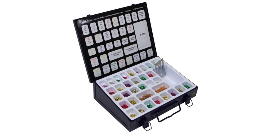 Universal Rekeying Pinning Kit, Hardcoat, Steel, For Use With A2 ...