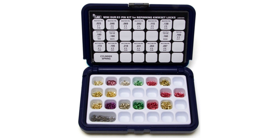 Rekeying Pinning Kit, Polyethylene, For Use With Kwikset Cylinder Lock ...