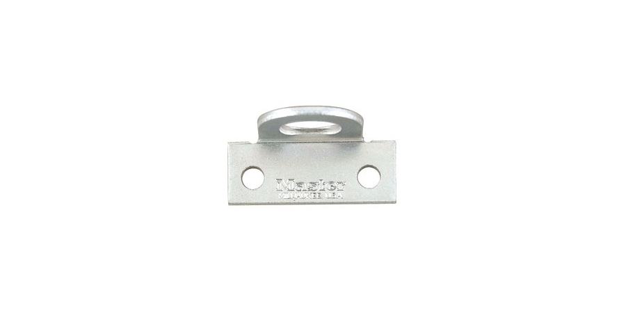 Padlock Eye, 1/2 in. Dia Padlock Shackle, Steel, Silver