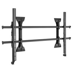 TV Mount, XL, Fusion Micro-Adjustable, Fixed, Wall Mount, Universal, Landscape, 250 Lb Load, 42.75&quot; Width x 2.25&quot; Depth x 26.25&quot; Height, Black