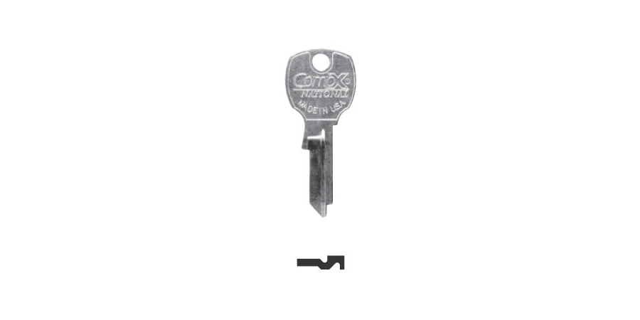 Mailbox Lock Key Blank, 5 Pin or Disc Pin Length, Pin Tumbler Cylinder ...