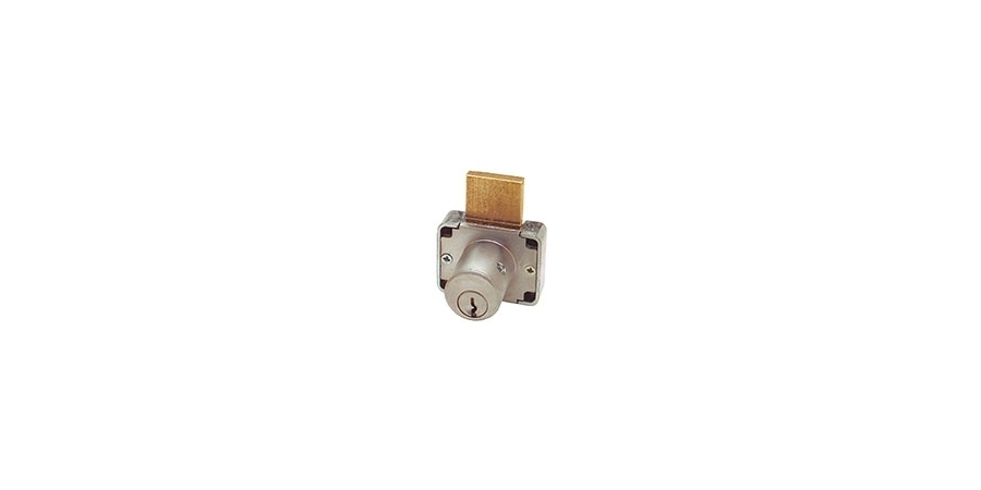 Drawer Cabinet Lock, US26D Satin Chrome, 5-Pin Tumbler Key, Rekeyable ...