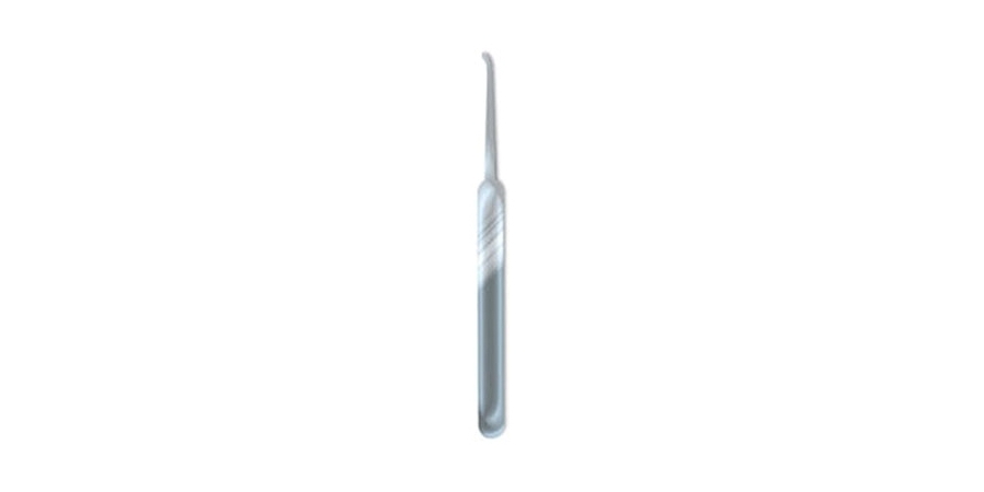 Lock Picking Tool, Medium Hook Pick, Plain, Stainless Steel, Without Handle