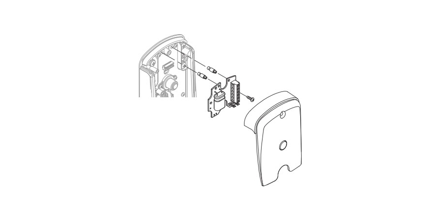 Communication Module Kit, Satin Chrome-Plated