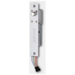 Electrified Deadbolt Lock, Field Selectable, Fail Safe, 12/24 Volt DC, 0.9/0.45 Ampere, 7.87" Length x 1.26" Width x 1.57" Depth, 0.61" Bolt Diameter, 0.67" Bolt Throw