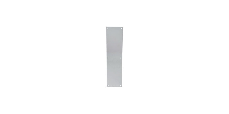 Push Plate, US10B Oil-Rubbed Bronze, Bronze Base, 12 in. L, 3 in. W ...