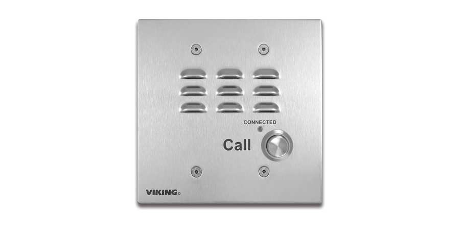Double-Gang VoIP Entry Phone, Hands-Free, -40 to +140 F