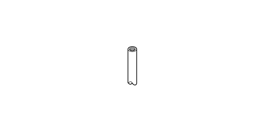 Exit Device Rod Tube, Top