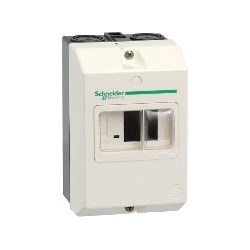 Circuit Breaker Enclosure, Surface Mount, IP55, 93 MM Width x 84 MM Depth x 147 MM Height, With Protective Conductor and Sealable Cover
