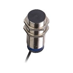 Inductive Proximity Sensor, Cylindrical M30, 2-Wire, Flush Mount, Cable Connector, 1NC, 24 - 240V AC, 24 - 210V DC, 10 MM Distance, 81 MM Length, Brass, Nickel Plated