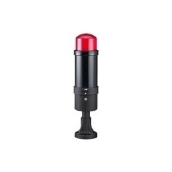 Signaling Unit, Steady, Illuminated, Screw Clamp Terminal, 24V AC/DC, 70 MM Width x 70 MM Depth x 63 MM Height, Polycarbonate, Red Lens, With Integrated LED