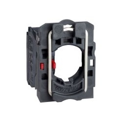 Schneider Electric Harmony XB5, Single contact block with body/fixing collar, plastic, screw clamp terminal, 1 NC