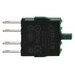 Schneider Electric Contact block, Harmony XB6, single for head Dia. 16 1 NO faston connector