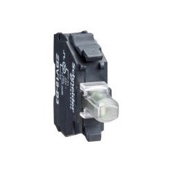 Schneider Electric Harmony XB4, Light block for head Dia.22, white, integral LED, 230...240 V AC
