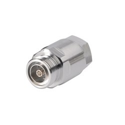 LDF5 7/16 DIN FEMALE STRAIGHT CONNECTOR                     POSITIVE STOP
