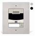 IP Intercom, 1-Button, Flush Mount, 12 Volt DC, 2 Ampere, 130 MM Width x 5 MM Depth x 153 MM Height, Nickel Plated, With Camera