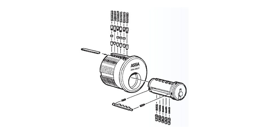 Cylinder Spring, For Use With Twin Pin Chamber