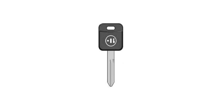 Pod Key, DA34, With Chipless Shell, For DA34 Nissan