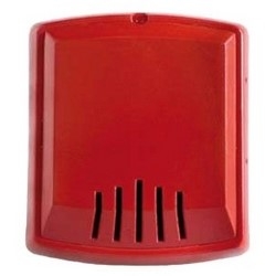 Wall Horn, 2-wire, 12/24V, Red