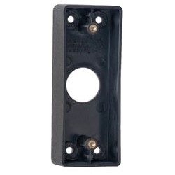Door Activation Device Mounting Box, Narrow Jamb, Surface, Standard, 1-3/4&quot; Width x 1-1/4&quot; Depth x 4-1/2&quot; Height, Polymer, Black