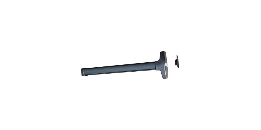 Rim Exit Device, 36 in. L Rail, Wide Stile Application Stile, Function ...