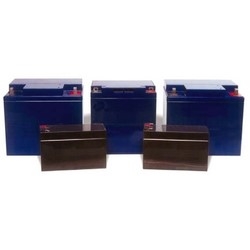 Lead Acid Battery, Non-Spillable, Non-Hazardous, Sealed, 12 Volt DC, 7.2 Amp-Hr, ABS Thermoplastic Case