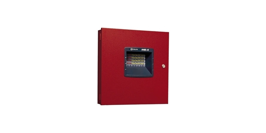 Fire Alarm Control Panel,2.3 A,4 Zone,Conventional,120 VAC