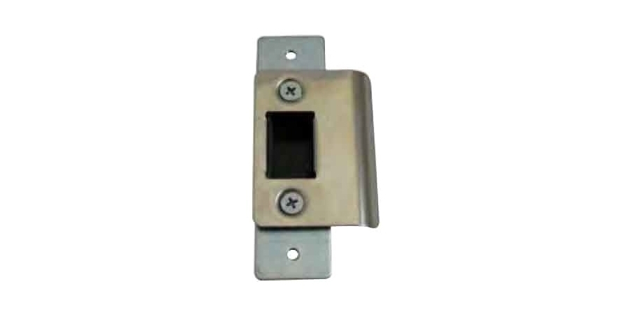 Short Strike, US32D Satin Stainless Steel, Latch Face: Flat, For Use ...