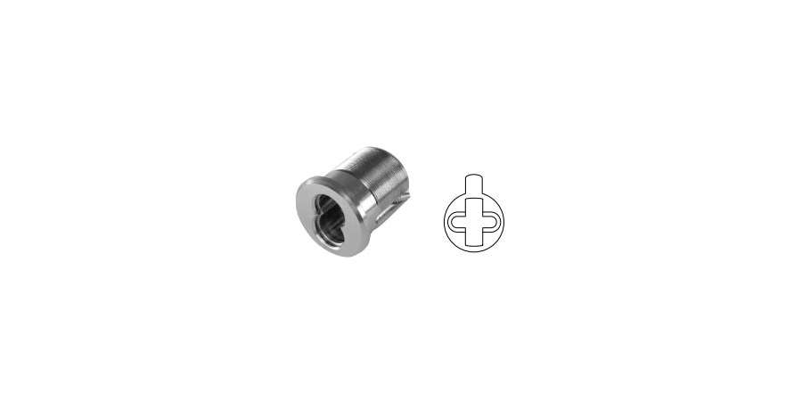 Mortise IC Core Housing, US10B Oil-Rubbed Dark Bronze, Solid Brass, 1-1 ...