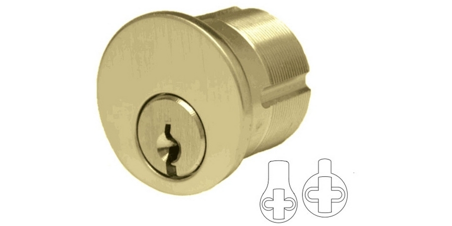 Mortise Cylinder, 6 Pin or Disc Pin Length, Adams Rite, Standard Yale Cam