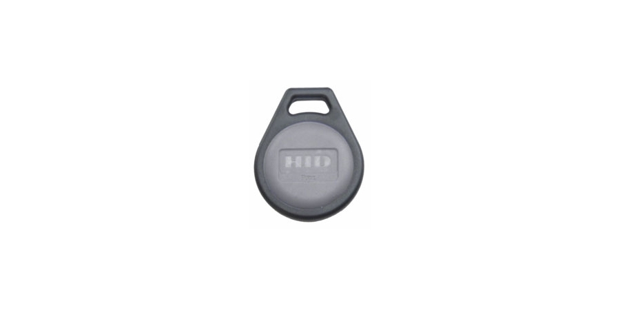 Keyfob Credential, Proximity, 125kHz, Passive Authentication, Black, No ...