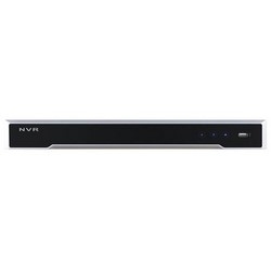 Network Video Recorder, Embedded Plug-and-Play, 8-Channel, 12 Megapixel Resolution, H.264+/H.264/H.265/MPEG4, 4K HDMI/VGA Output, PoE, 100 to 240 Volt AC, 120 Watt, 2 TB