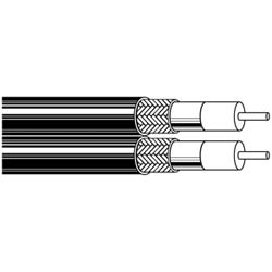 Coax - 735A* Series 26 AWG PE BRD PVC DUAL Gray