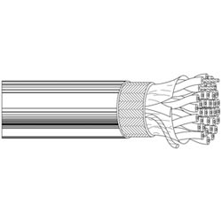 Multi-Conductor - Low Capacitance Computer Cable for EIA RS-232/485 2-Pair 28 AWG FHDPE SH PVC Chrome