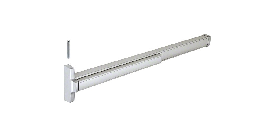 Concealed Vertical Rod Exit Device, 48 in. L Rail, Narrow Stile ...