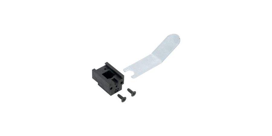 Exit Device Bottom Bolt Guide Assembly, Dark Bronze