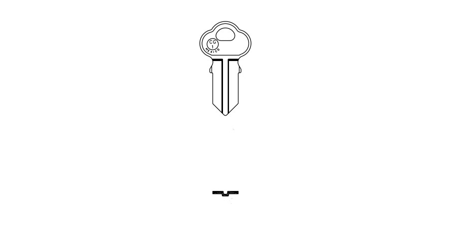 Door Lock Key Blank, 4 Pin or Disc Pin Length, Disc/Wafer Tumbler Key ...